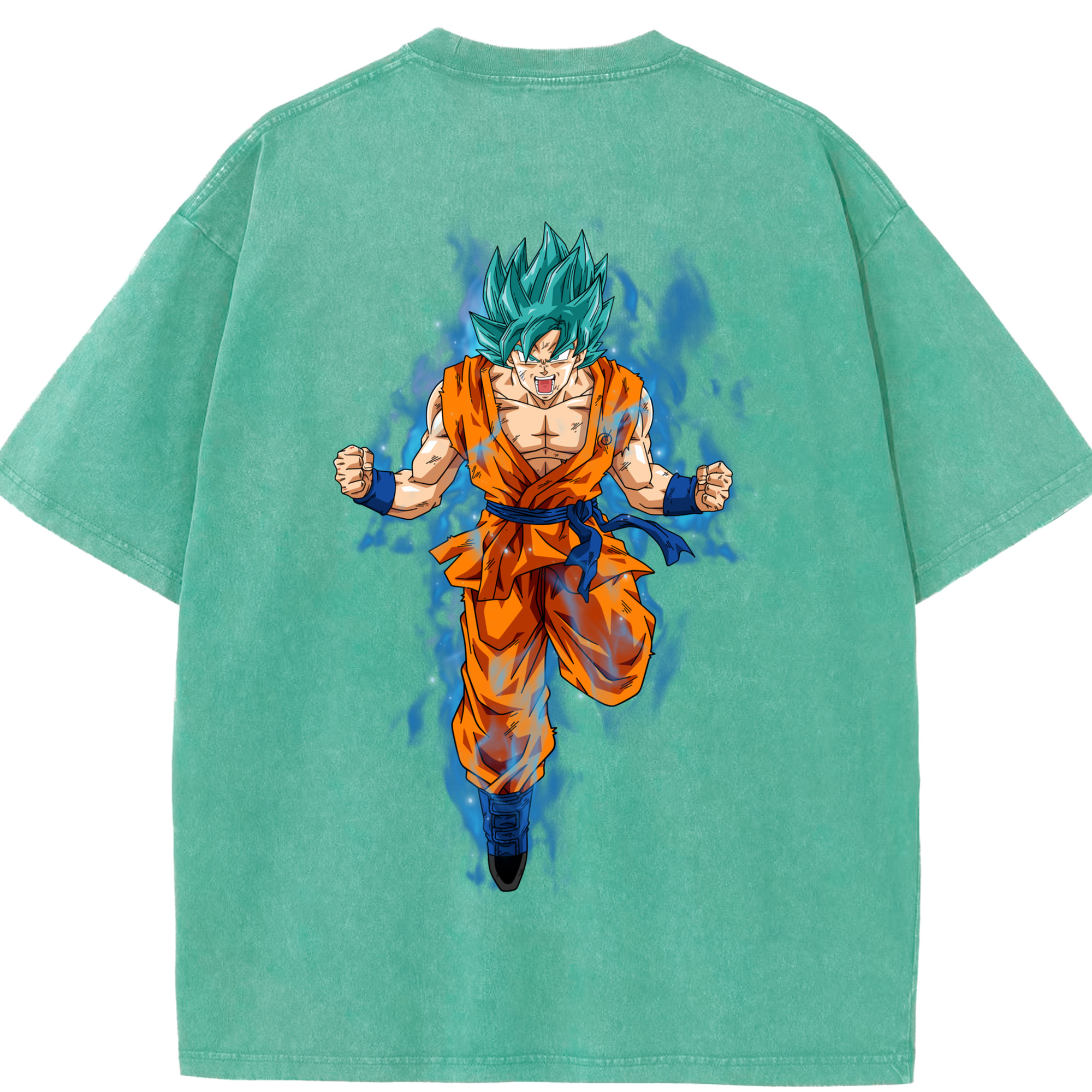 （画像用） ドラゴンボール 孫 悟飯（そんごはん）DRAGON BALL Son Gohan 綿100% ヴィンテージ風 半袖Tシャツ（背面プリント）